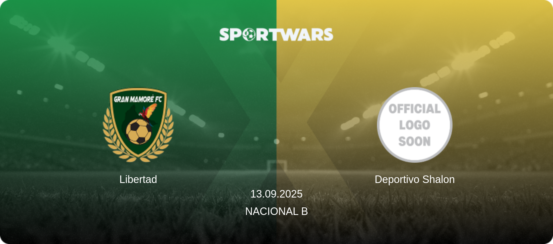 Libertad — Deportivo Shalon, 13.09.2025 — Nacional B (match preview)