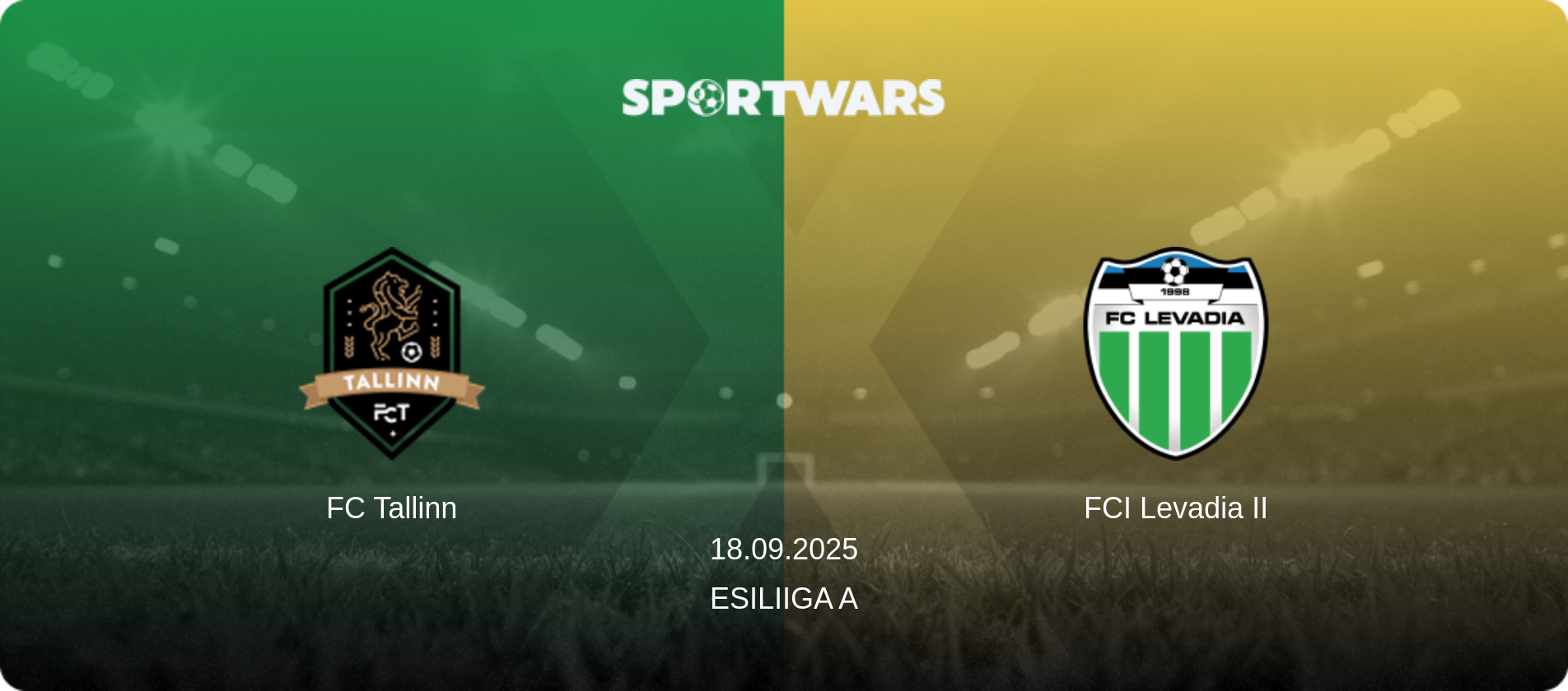 FC Tallinn — FCI Levadia II, 18.09.2025 — Esiliiga A (match preview)