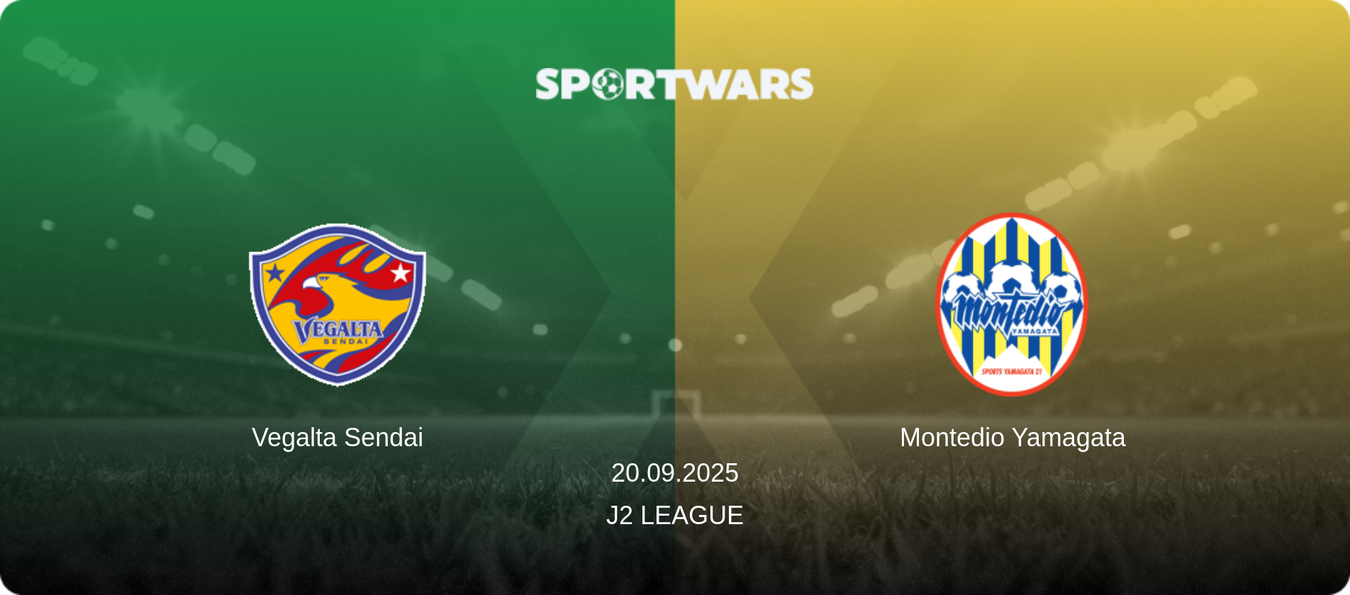 Vegalta Sendai — Montedio Yamagata, 20.09.2025 — J2 League (match preview)