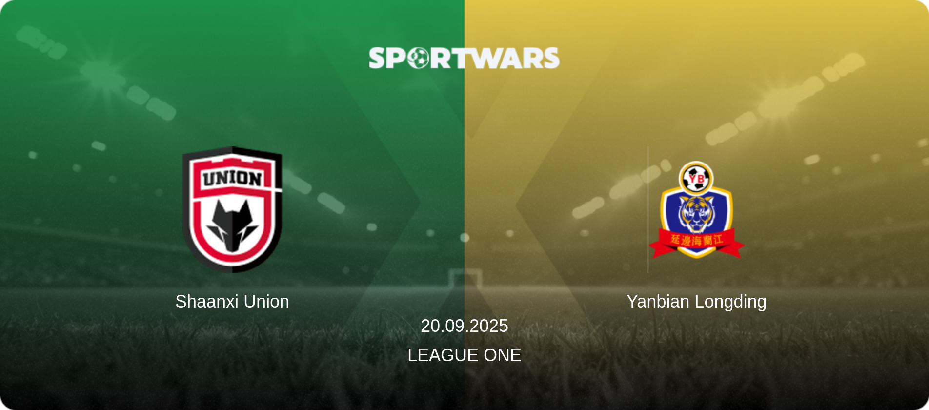 Shaanxi Union — Yanbian Longding, 20.09.2025 — League One (match preview)