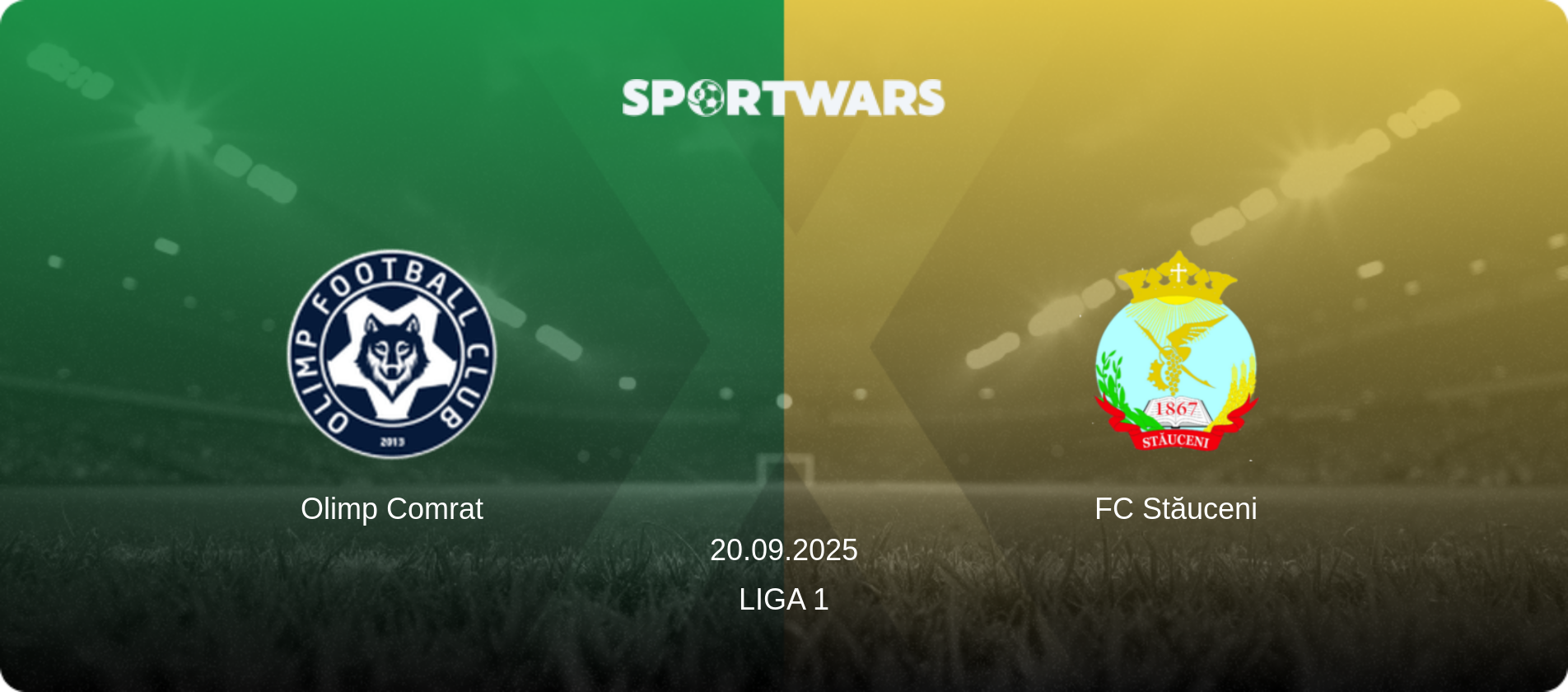 Olimp Comrat — FC Stăuceni, 20.09.2025 — Liga 1 (match preview)