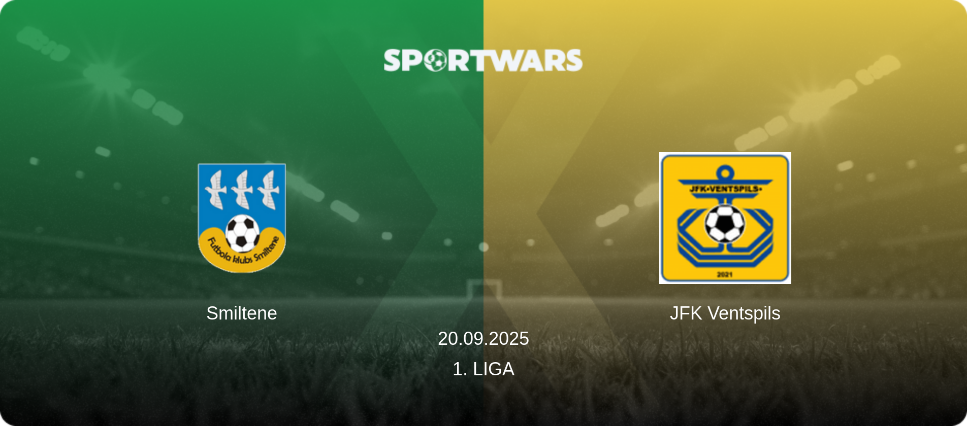 Smiltene — JFK Ventspils, 20.09.2025 — 1. Liga (match preview)