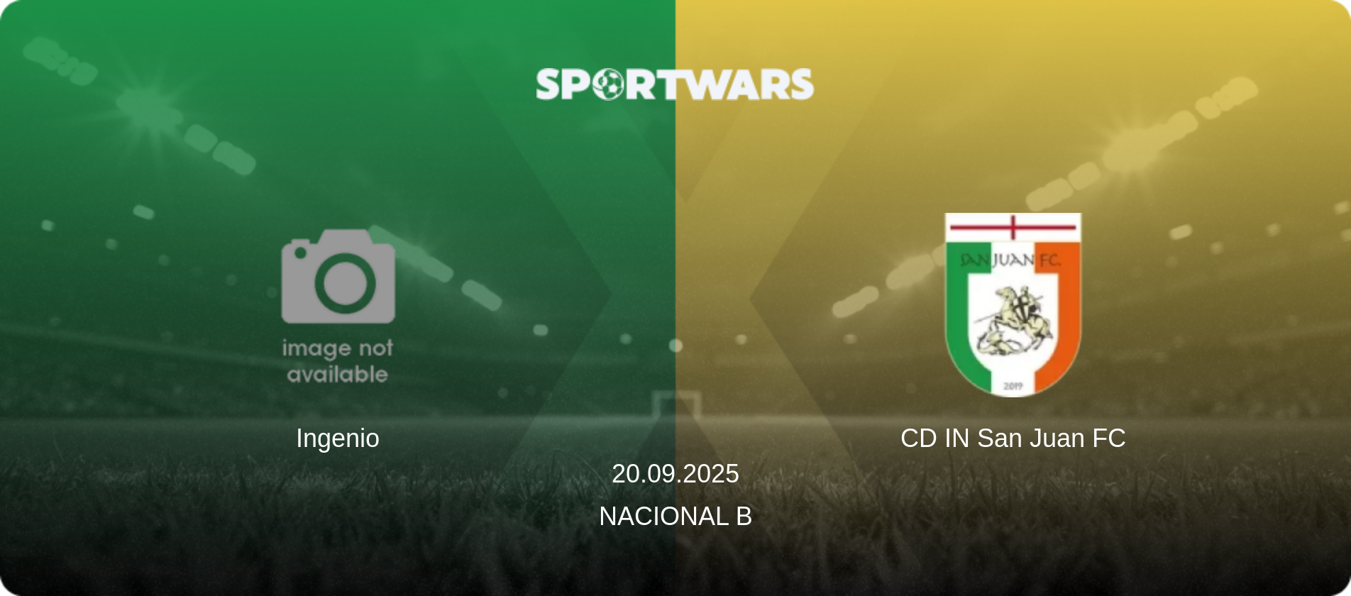 Ingenio — CD IN San Juan FC, 20.09.2025 — Nacional B (match preview)