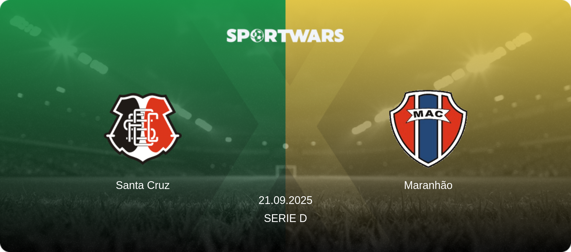 Santa Cruz — Maranhão, 21.09.2025 — Serie D (match preview)