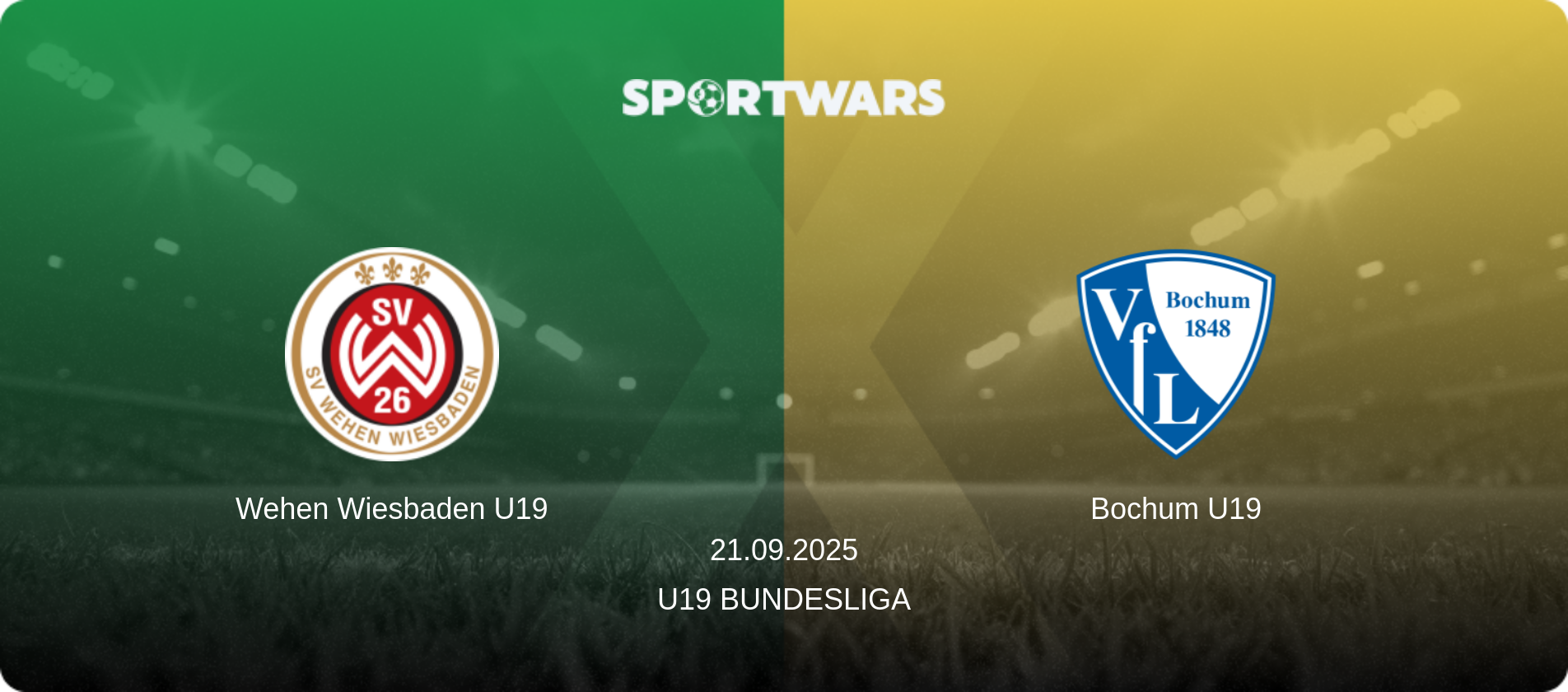 Wehen Wiesbaden U19 — Bochum U19, 21.09.2025 — U19 Bundesliga (match preview)