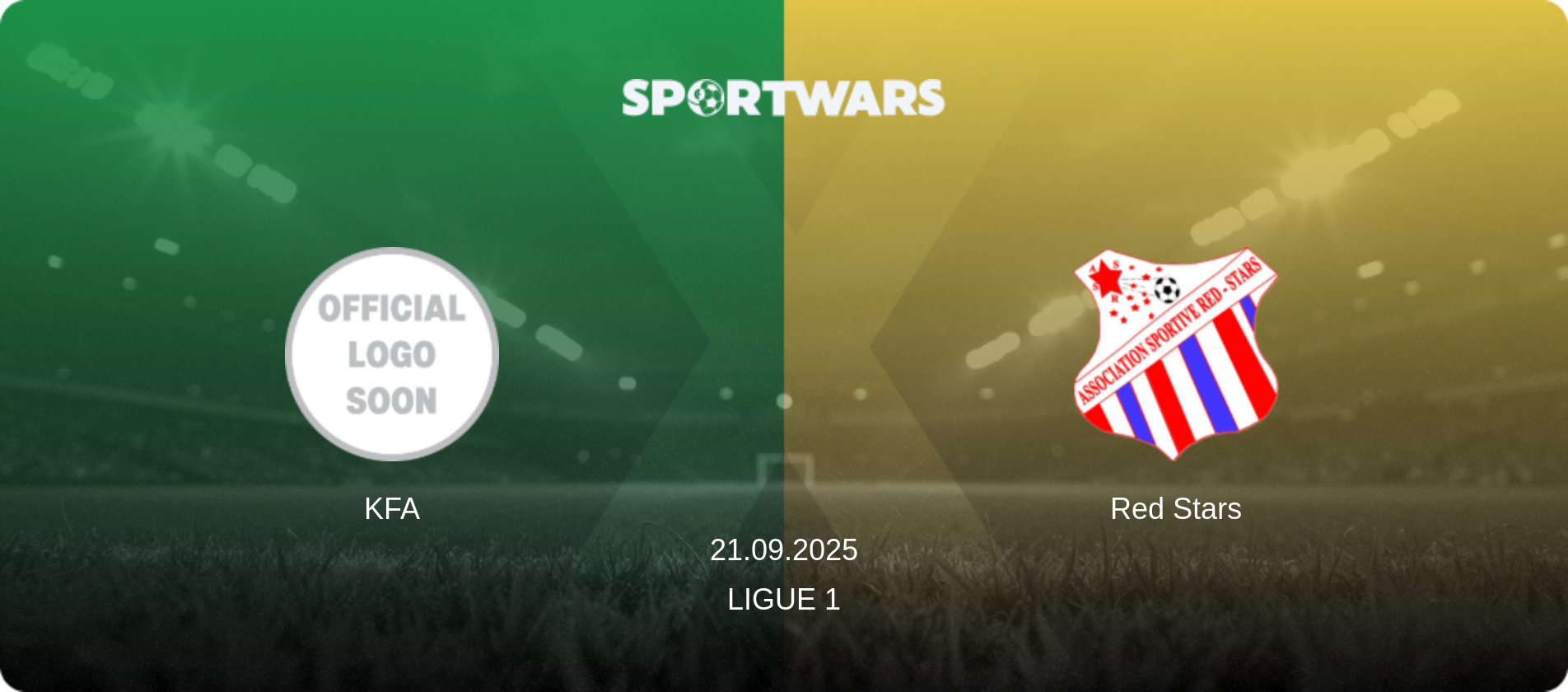 KFA — Red Stars, 21.09.2025 — Ligue 1 (match preview)