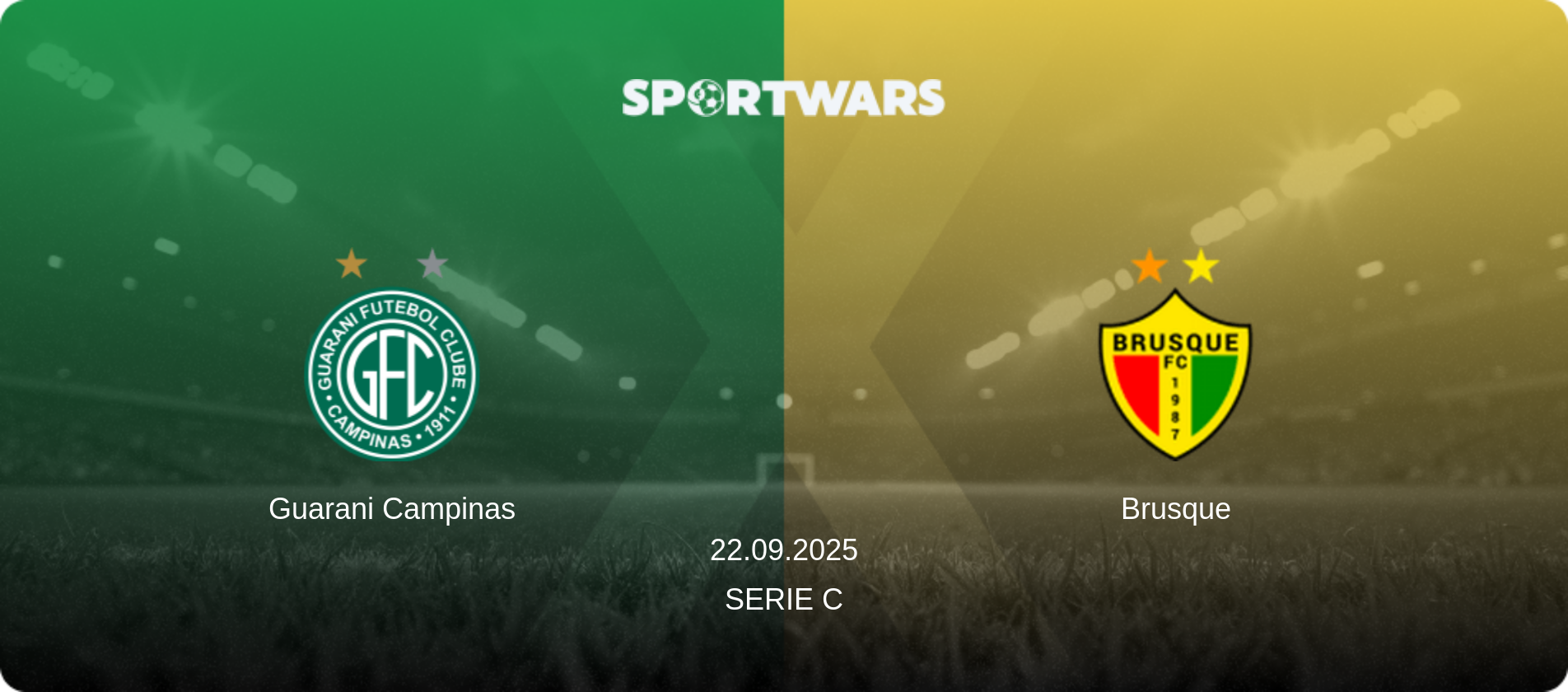 Guarani Campinas — Brusque, 22.09.2025 — Serie C (match preview)