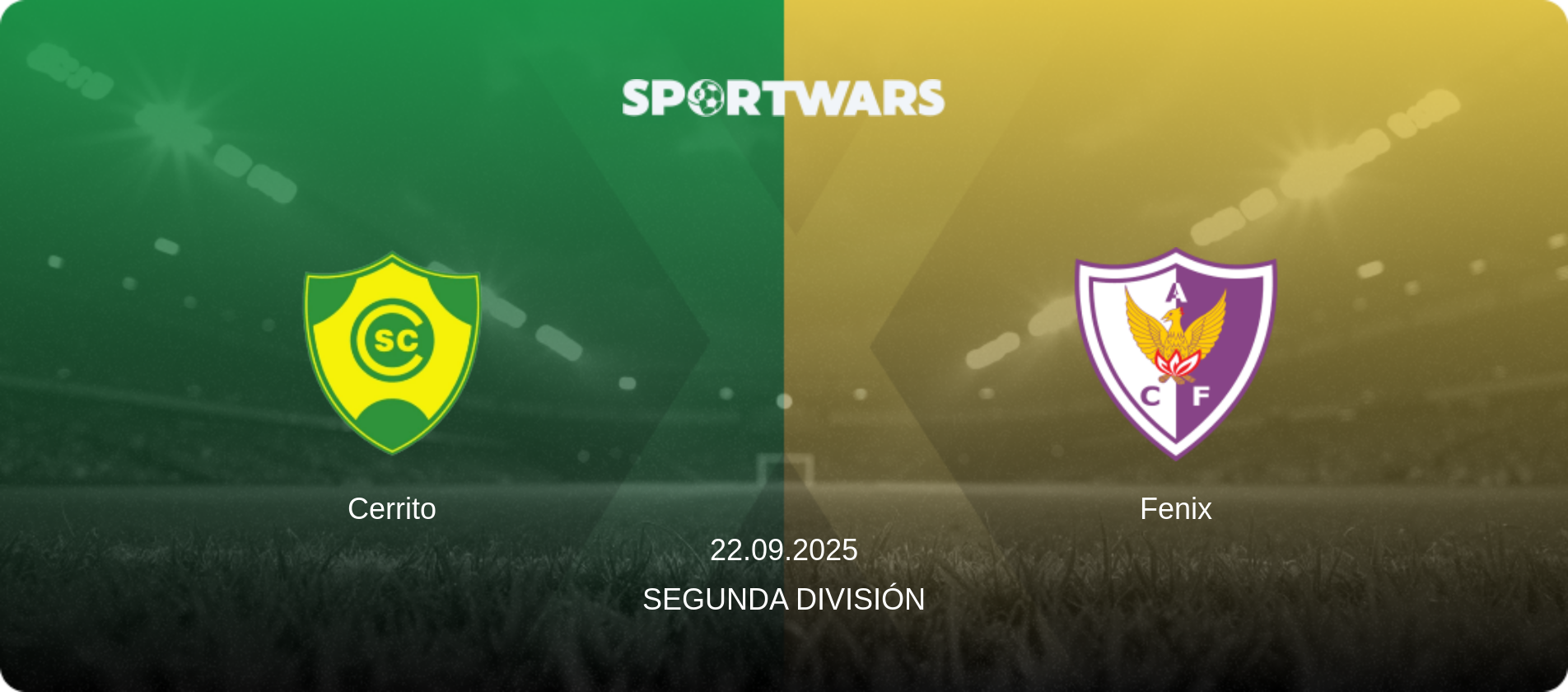 Cerrito — Fenix, 22.09.2025 — Segunda División (match preview)