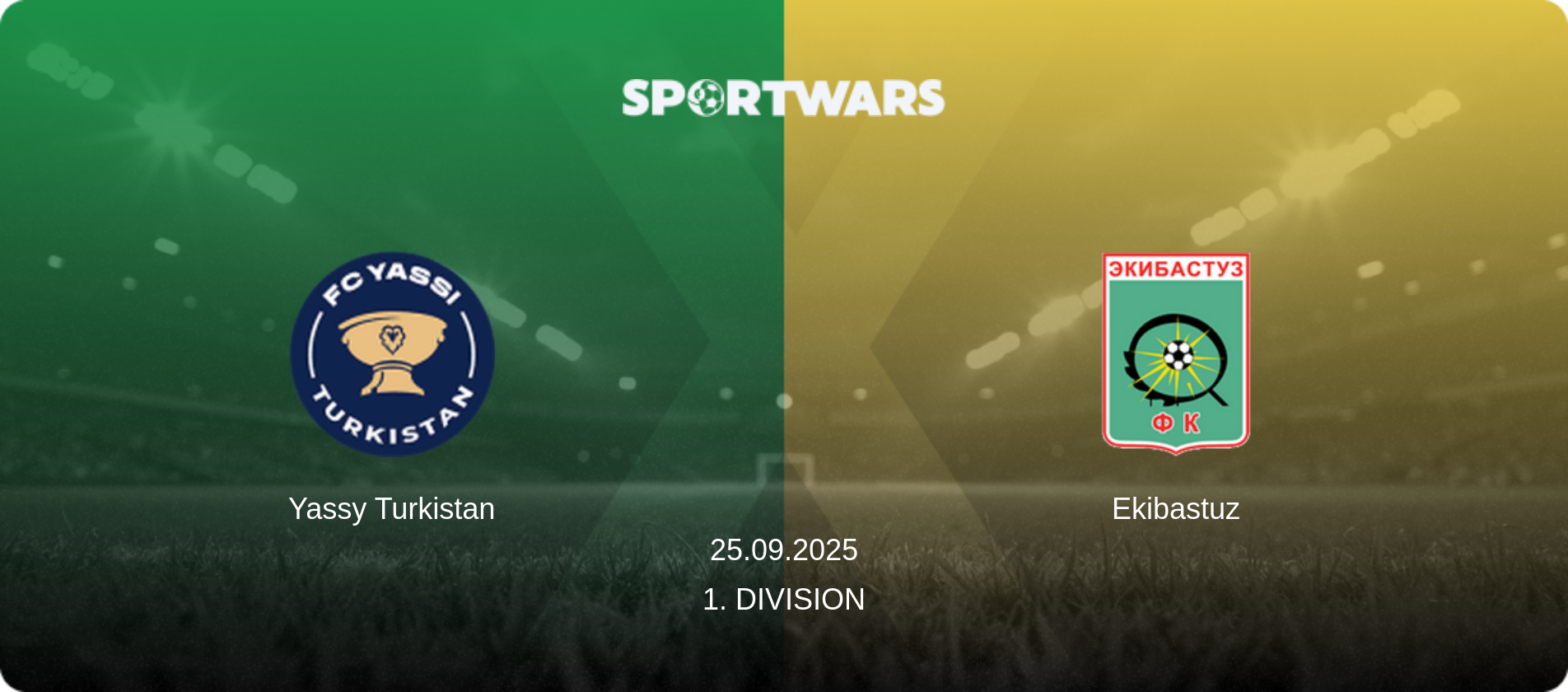Yassy Turkistan — Ekibastuz, 25.09.2025 — 1. Division (match preview)