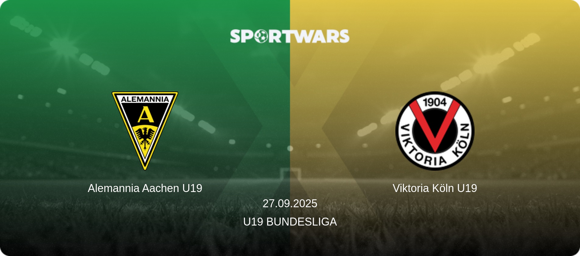 Alemannia Aachen U19 — Viktoria Köln U19, 27.09.2025 — U19 Bundesliga (match preview)