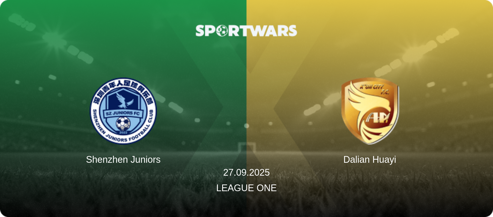 Shenzhen Juniors — Dalian Huayi, 27.09.2025 — League One (match preview)