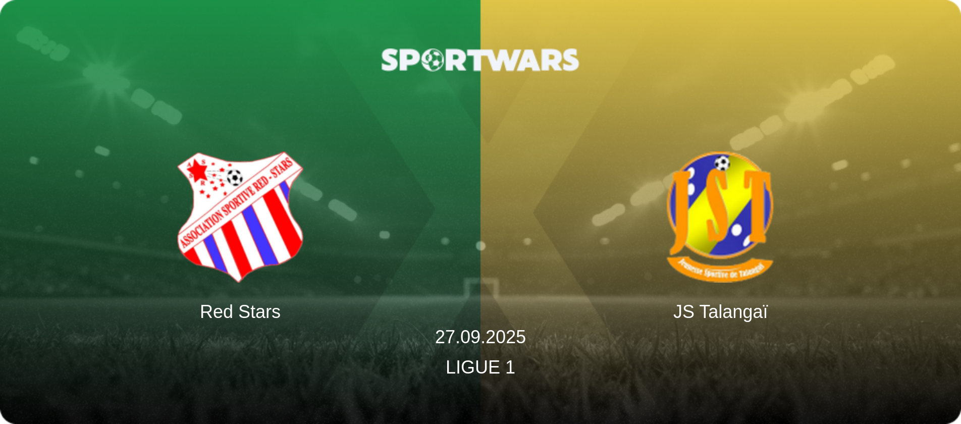 Red Stars — JS Talangaï, 27.09.2025 — Ligue 1 (match preview)