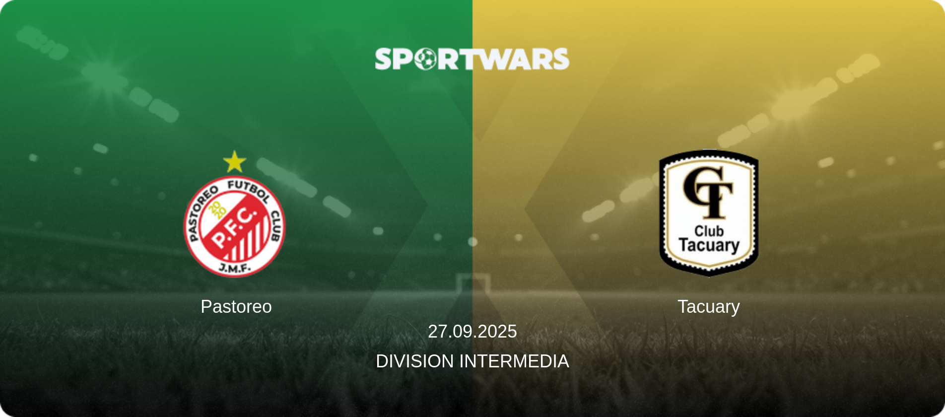 Pastoreo — Tacuary, 27.09.2025 — Division Intermedia (match preview)