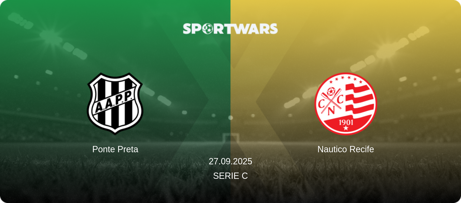 Ponte Preta — Nautico Recife, 27.09.2025 — Serie C (match preview)