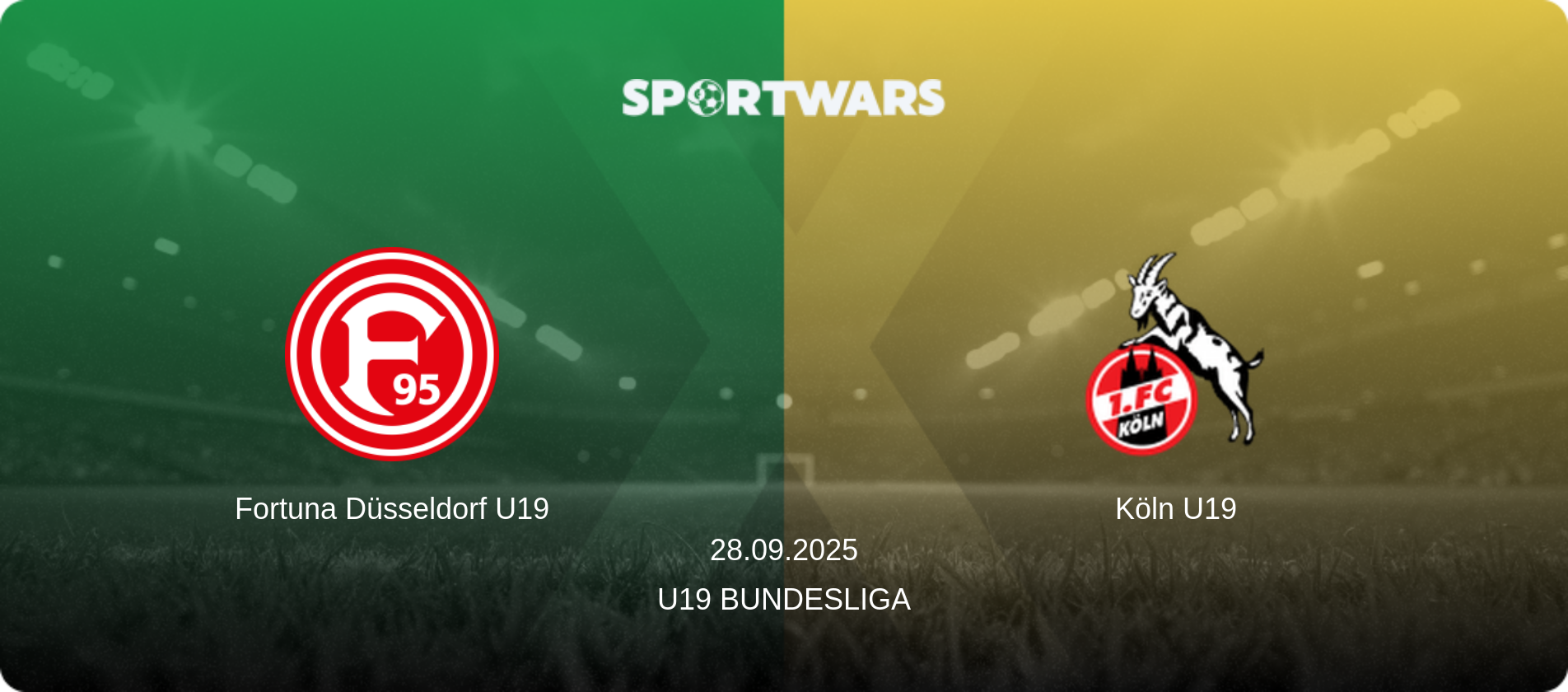 Fortuna Düsseldorf U19 — Köln U19, 28.09.2025 — U19 Bundesliga (match preview)