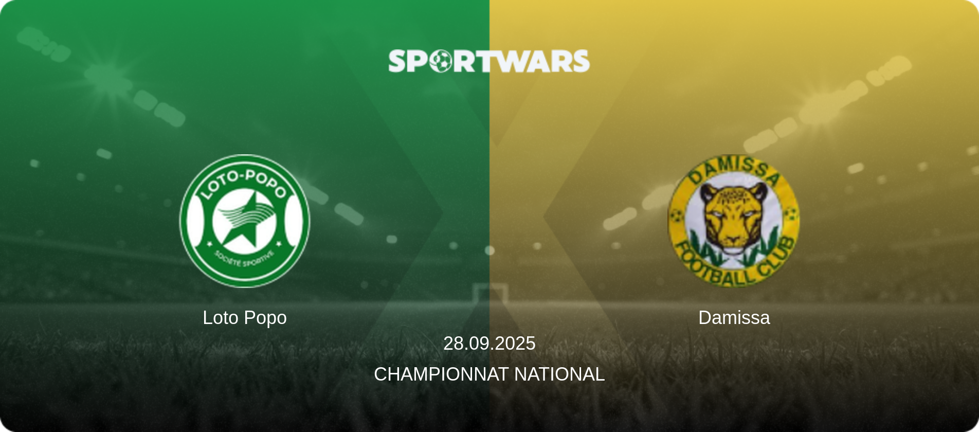 Loto Popo — Damissa, 28.09.2025 — Championnat National (match preview)