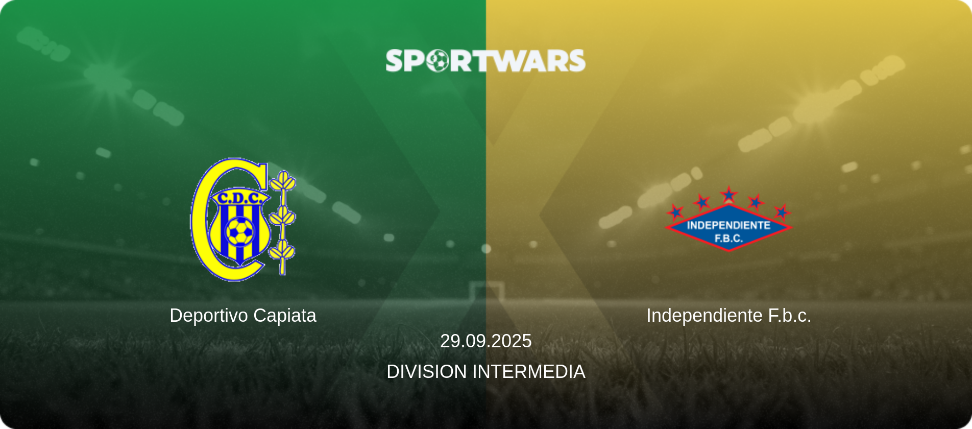 Deportivo Capiata — Independiente F.b.c., 29.09.2025 — Division Intermedia (match preview)