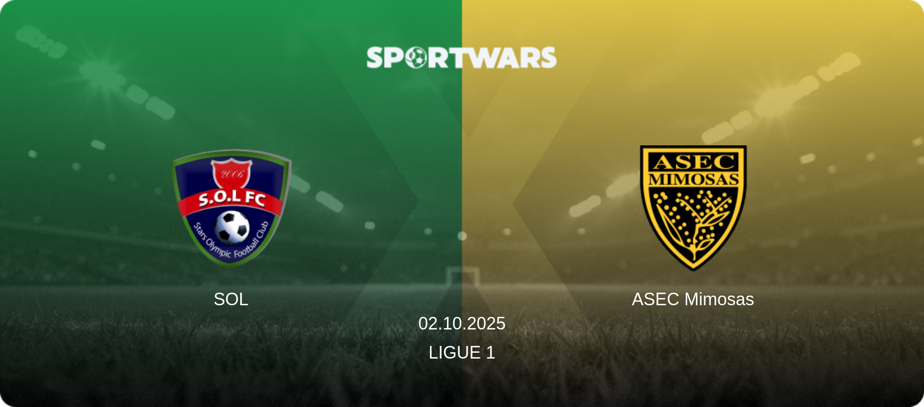 SOL — ASEC Mimosas, 02.10.2025 — Ligue 1 (match preview)