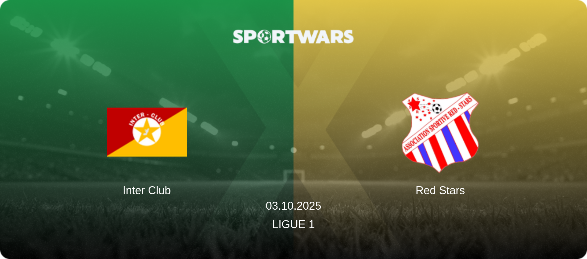 Inter Club — Red Stars, 03.10.2025 — Ligue 1 (match preview)