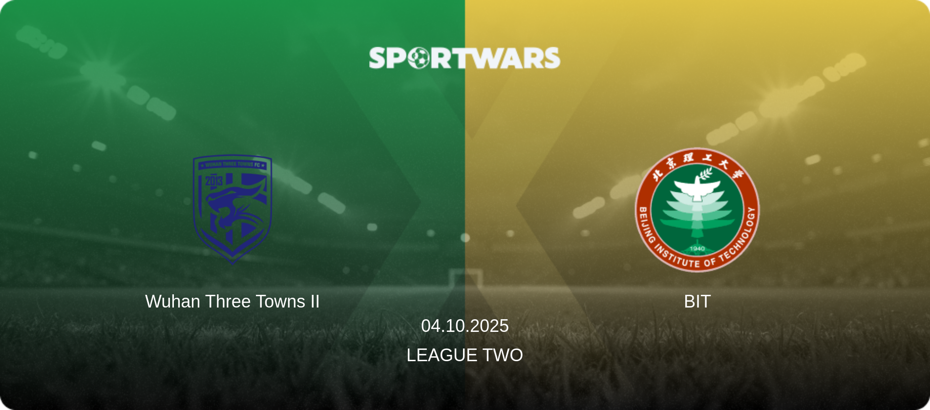 Wuhan Three Towns II — BIT, 04.10.2025 — League Two (match preview)