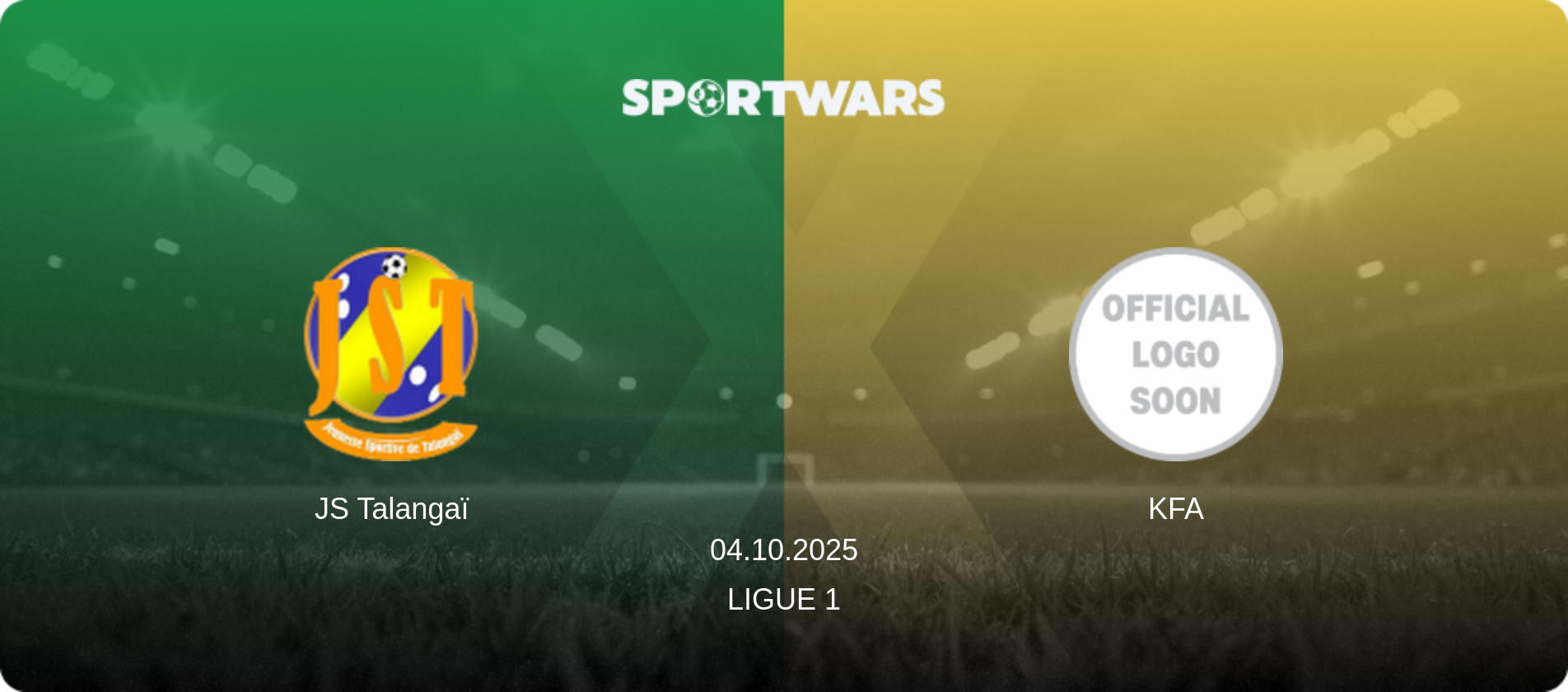 JS Talangaï — KFA, 04.10.2025 — Ligue 1 (match preview)