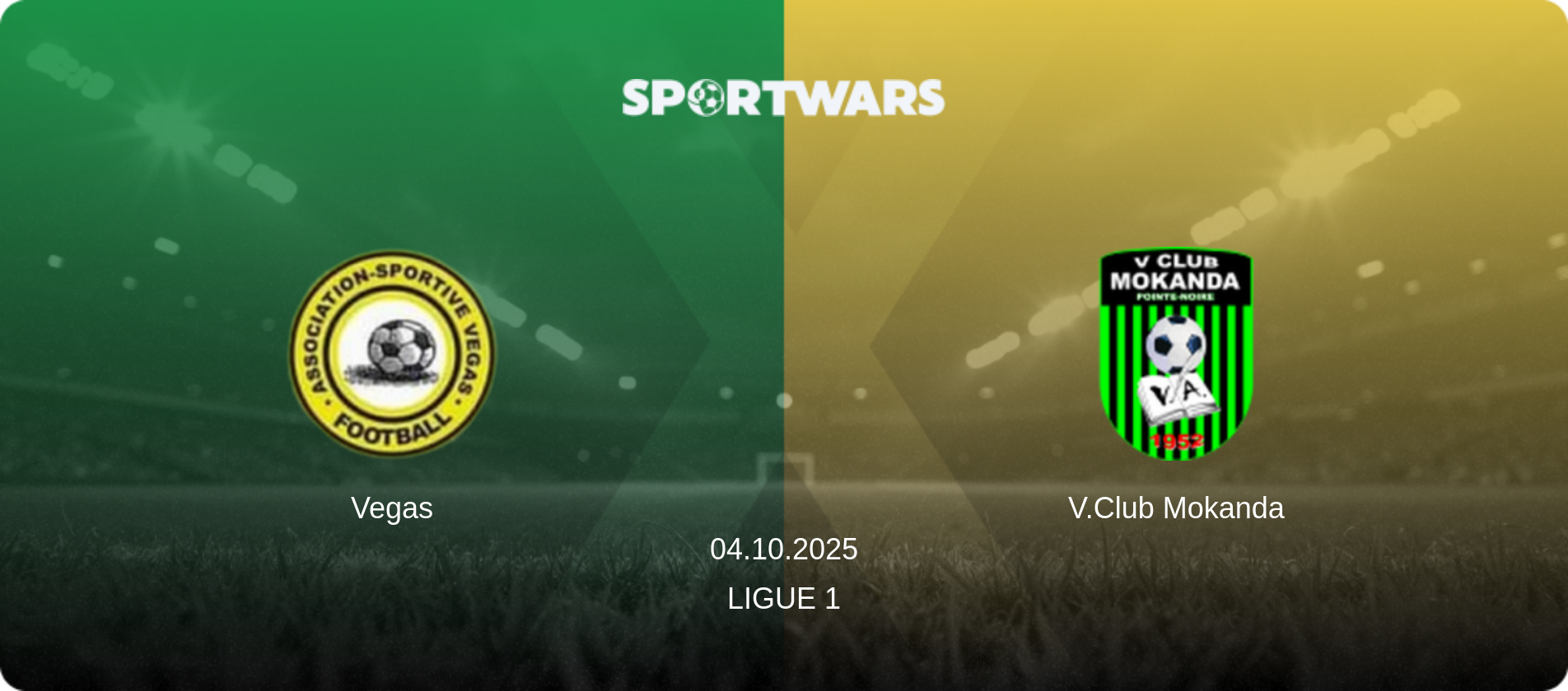 Vegas — V.Club Mokanda, 04.10.2025 — Ligue 1 (match preview)
