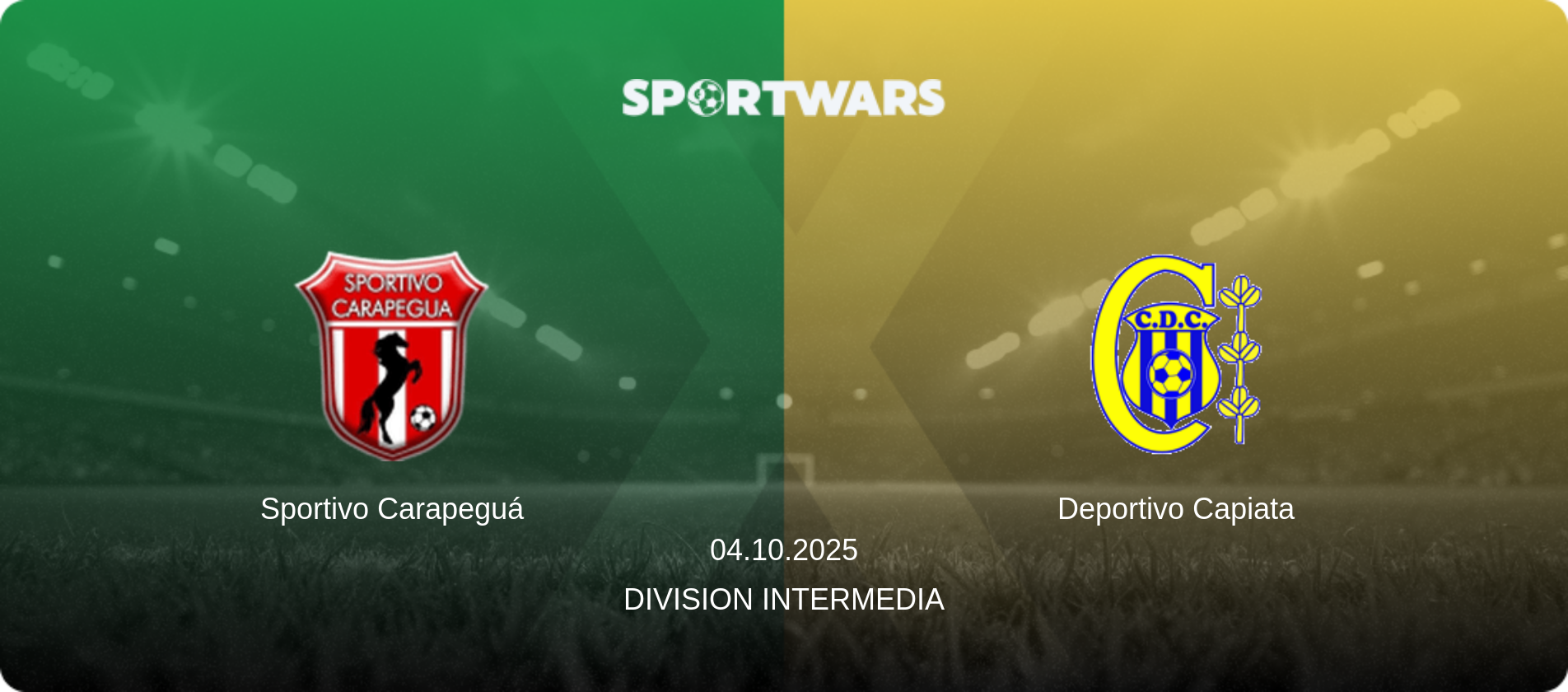 Sportivo Carapeguá — Deportivo Capiata, 04.10.2025 — Division Intermedia (match preview)