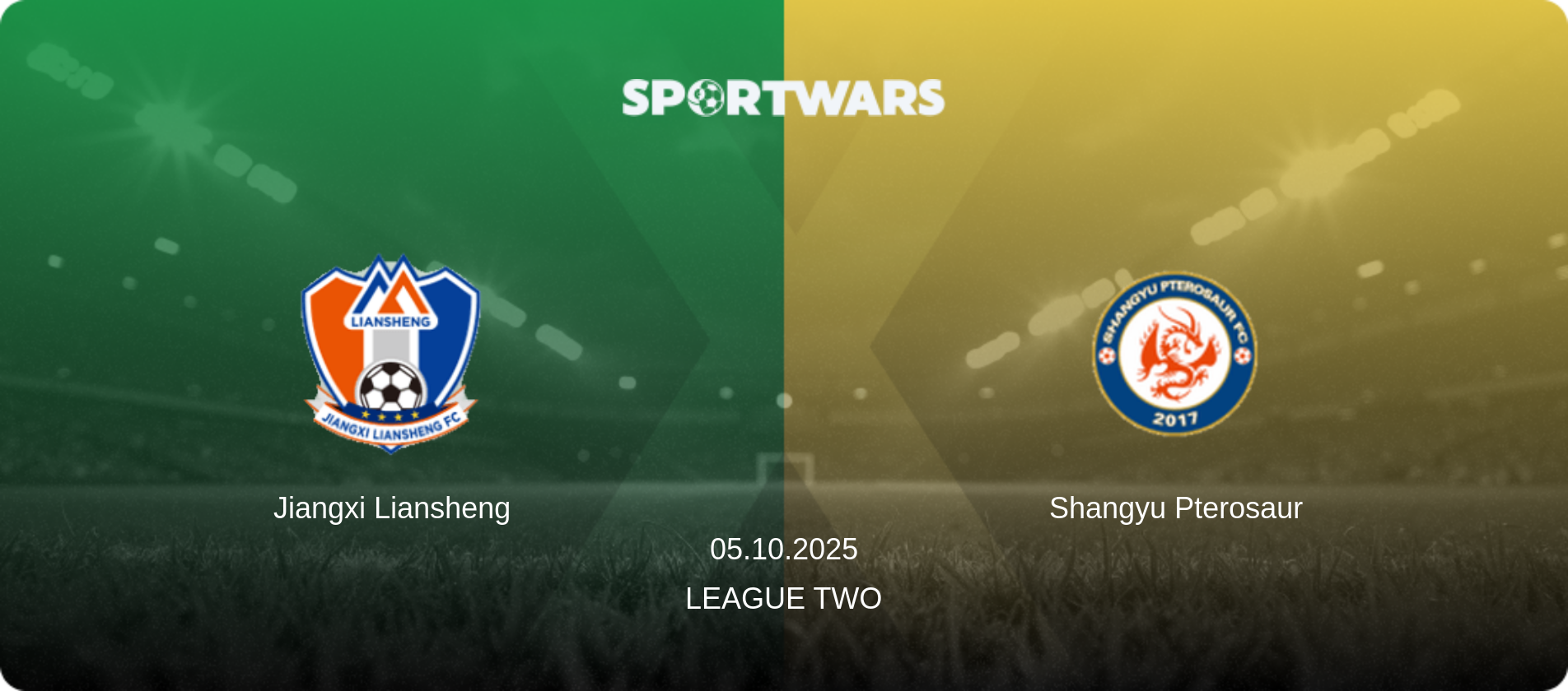 Jiangxi Liansheng — Shangyu Pterosaur, 05.10.2025 — League Two (match preview)