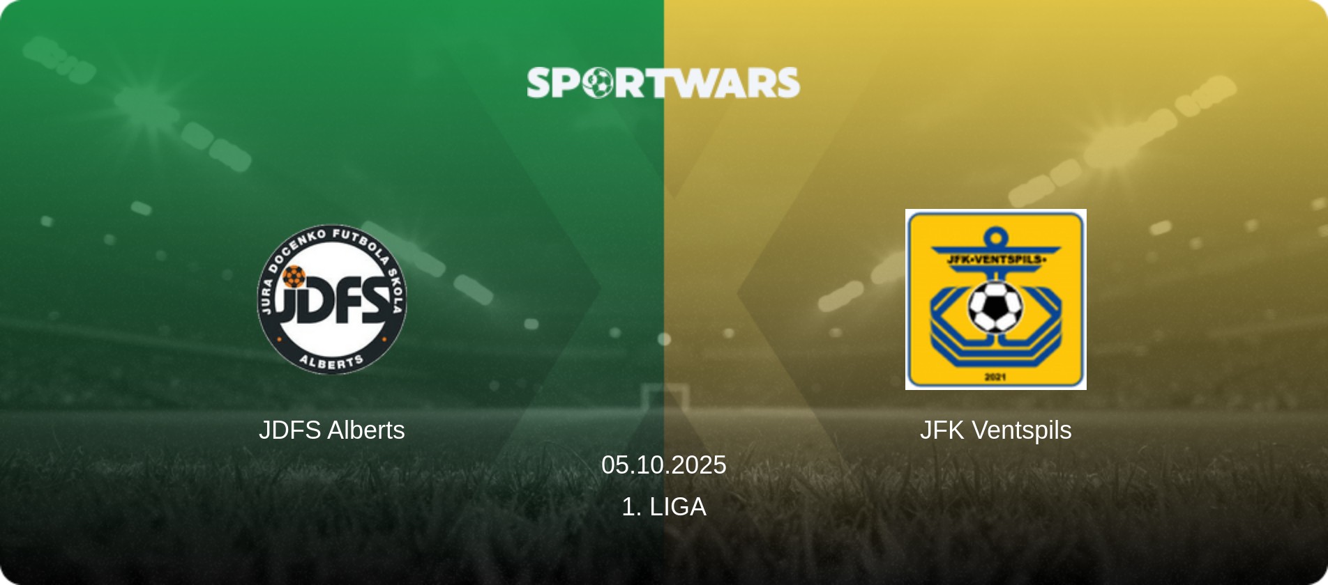 JDFS Alberts — JFK Ventspils, 05.10.2025 — 1. Liga (match preview)