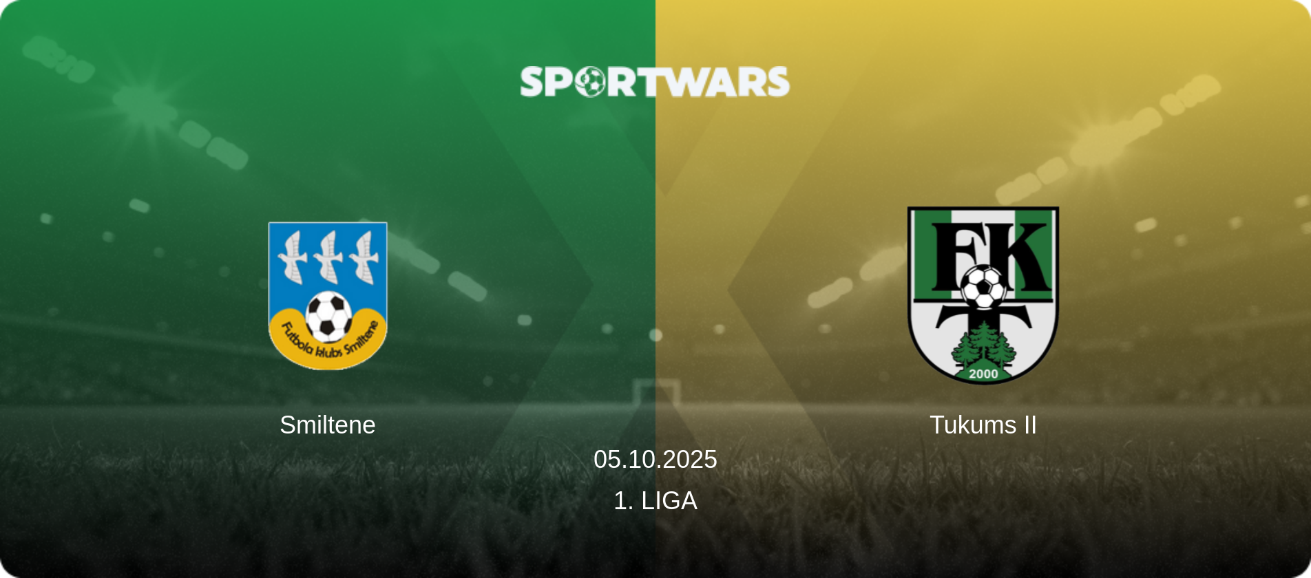 Smiltene — Tukums II, 05.10.2025 — 1. Liga (match preview)