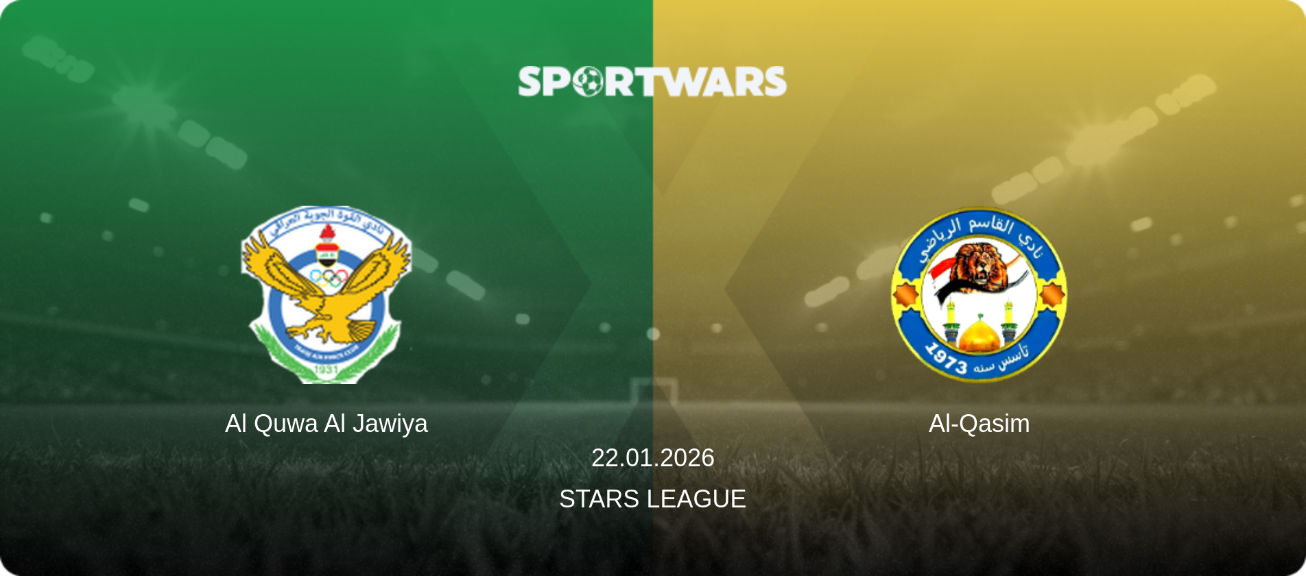 Al Quwa Al Jawiya — Al-Qasim, 22.01.2026 — Stars League (match preview)