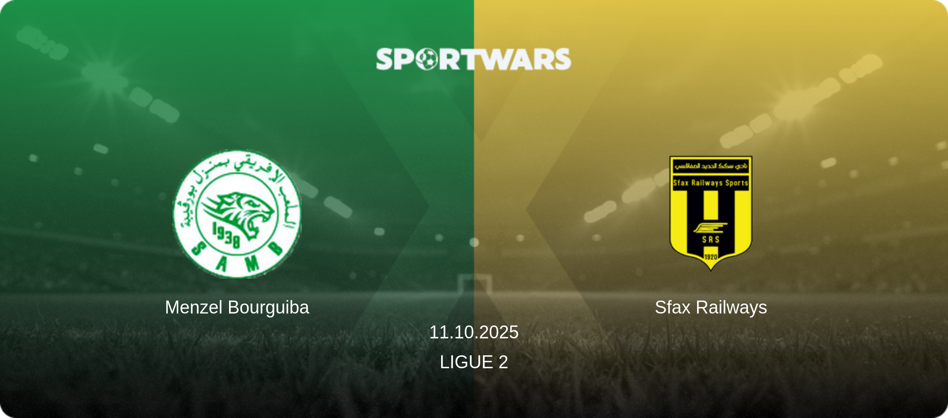 Menzel Bourguiba — Sfax Railways, 11.10.2025 — Ligue 2 (match preview)