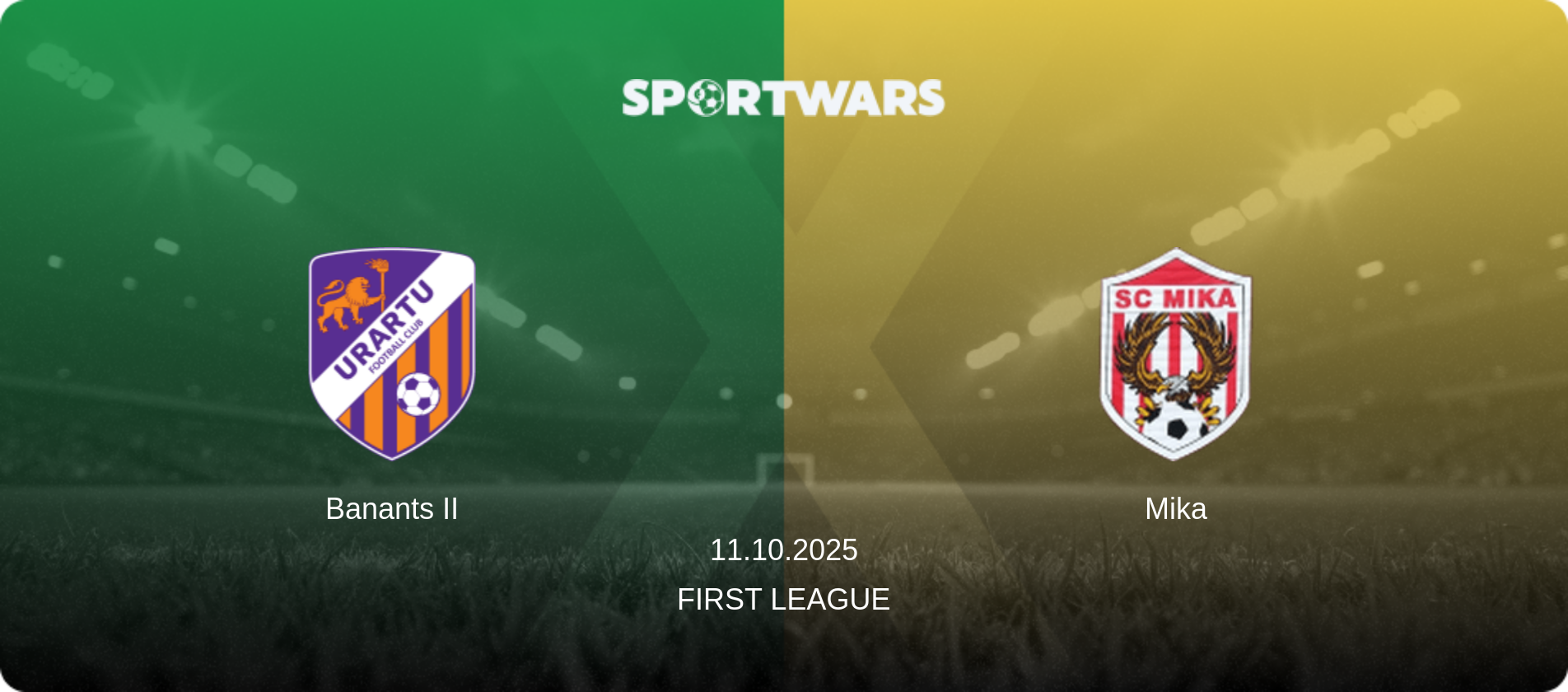 Banants II — Mika, 11.10.2025 — First League (match preview)