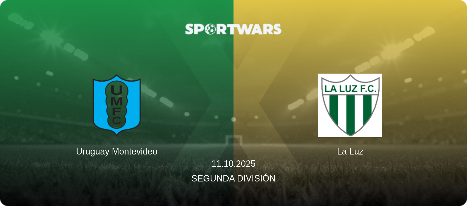 Uruguay Montevideo — La Luz, 11.10.2025 — Segunda División (match preview)