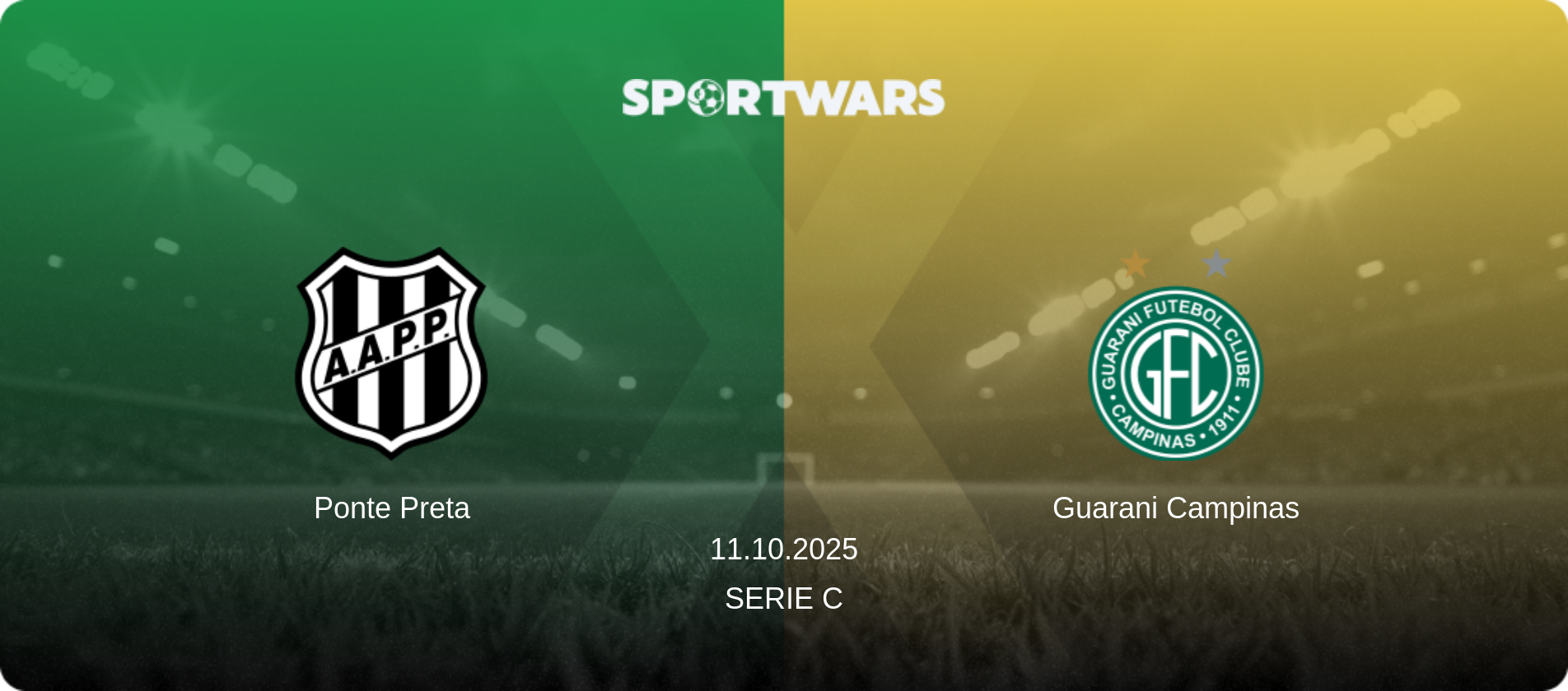 Ponte Preta — Guarani Campinas, 11.10.2025 — Serie C (match preview)