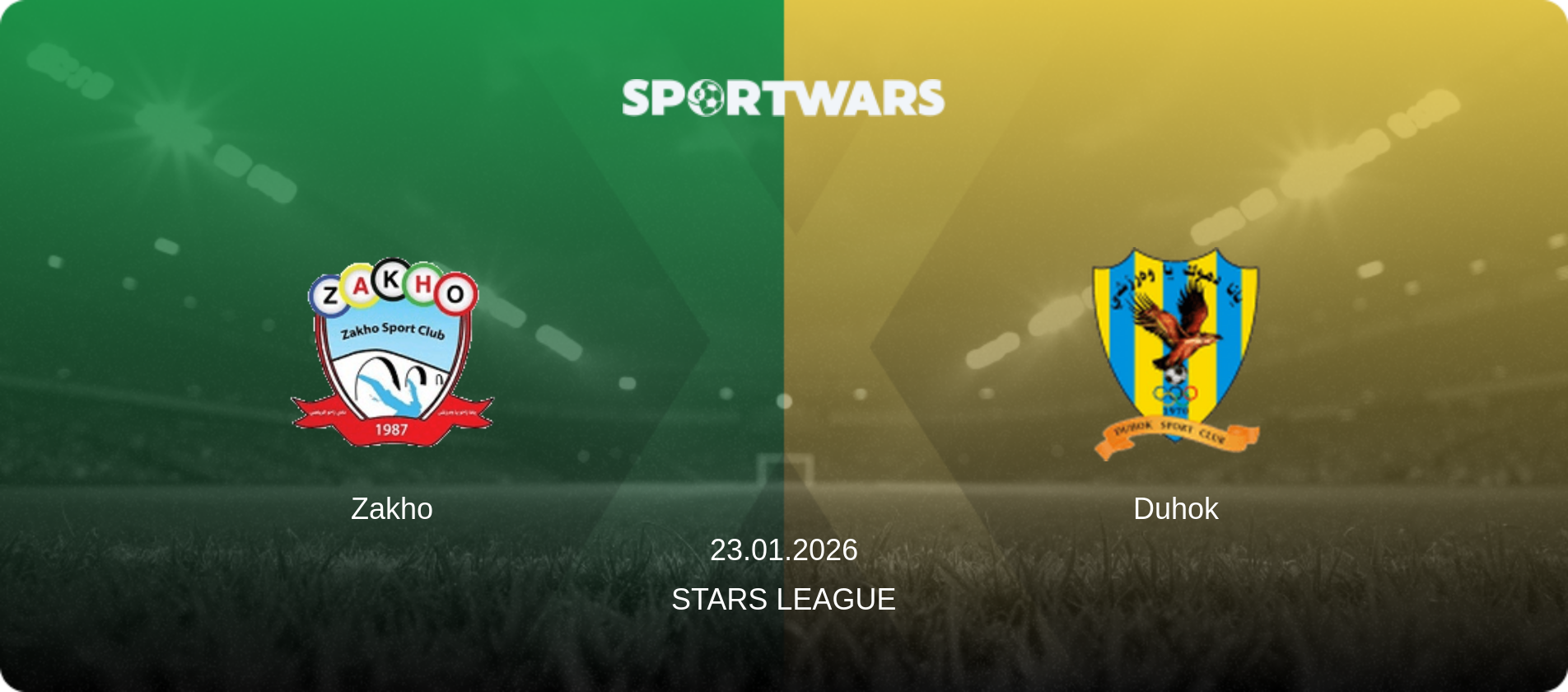 Zakho — Duhok, 23.01.2026 — Stars League (match preview)