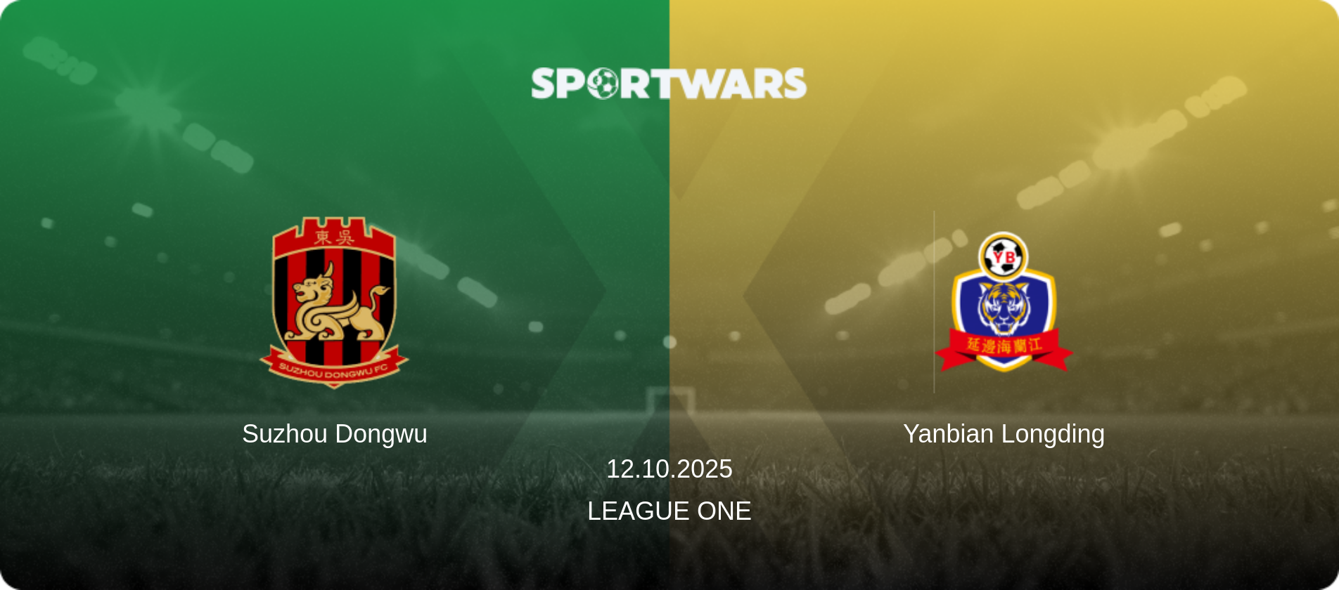 Suzhou Dongwu — Yanbian Longding, 12.10.2025 — League One (match preview)
