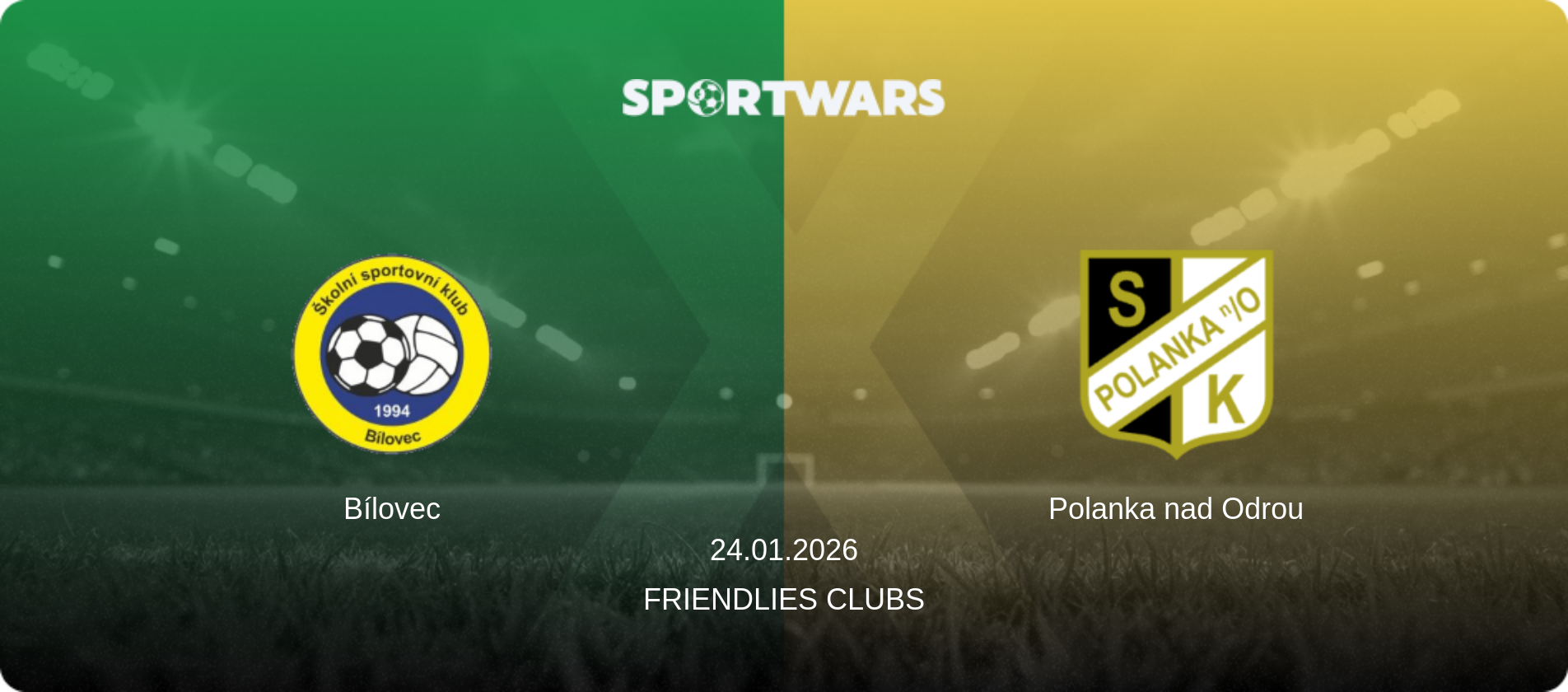 Bílovec — Polanka nad Odrou, 24.01.2026 — Friendlies Clubs (match preview)