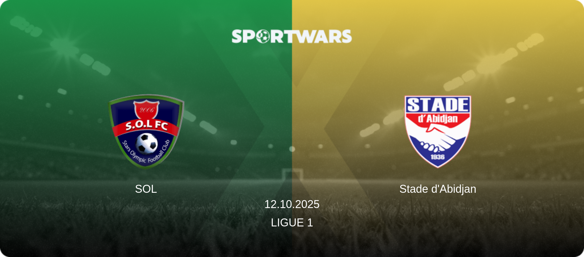 SOL — Stade d'Abidjan, 12.10.2025 — Ligue 1 (match preview)