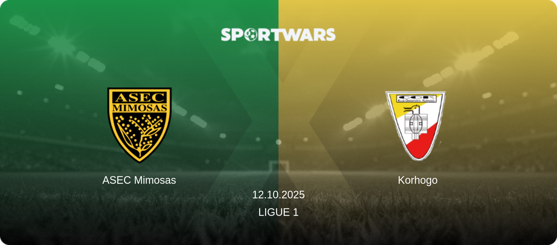 ASEC Mimosas — Korhogo, 12.10.2025 — Ligue 1 (match preview)