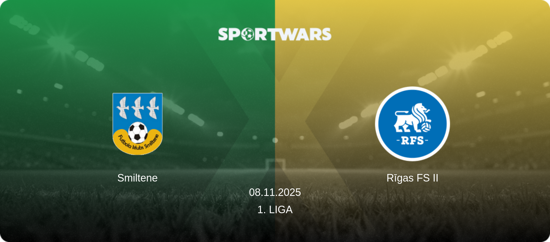 Smiltene — Rīgas FS II, 08.11.2025 — 1. Liga (match preview)