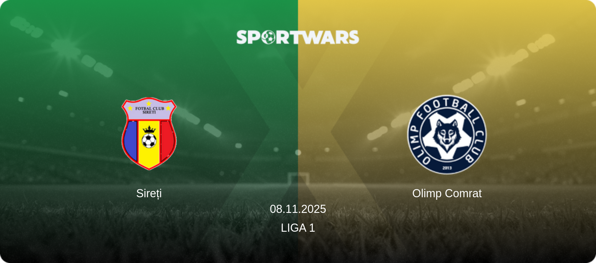 Sireți — Olimp Comrat, 08.11.2025 — Liga 1 (match preview)