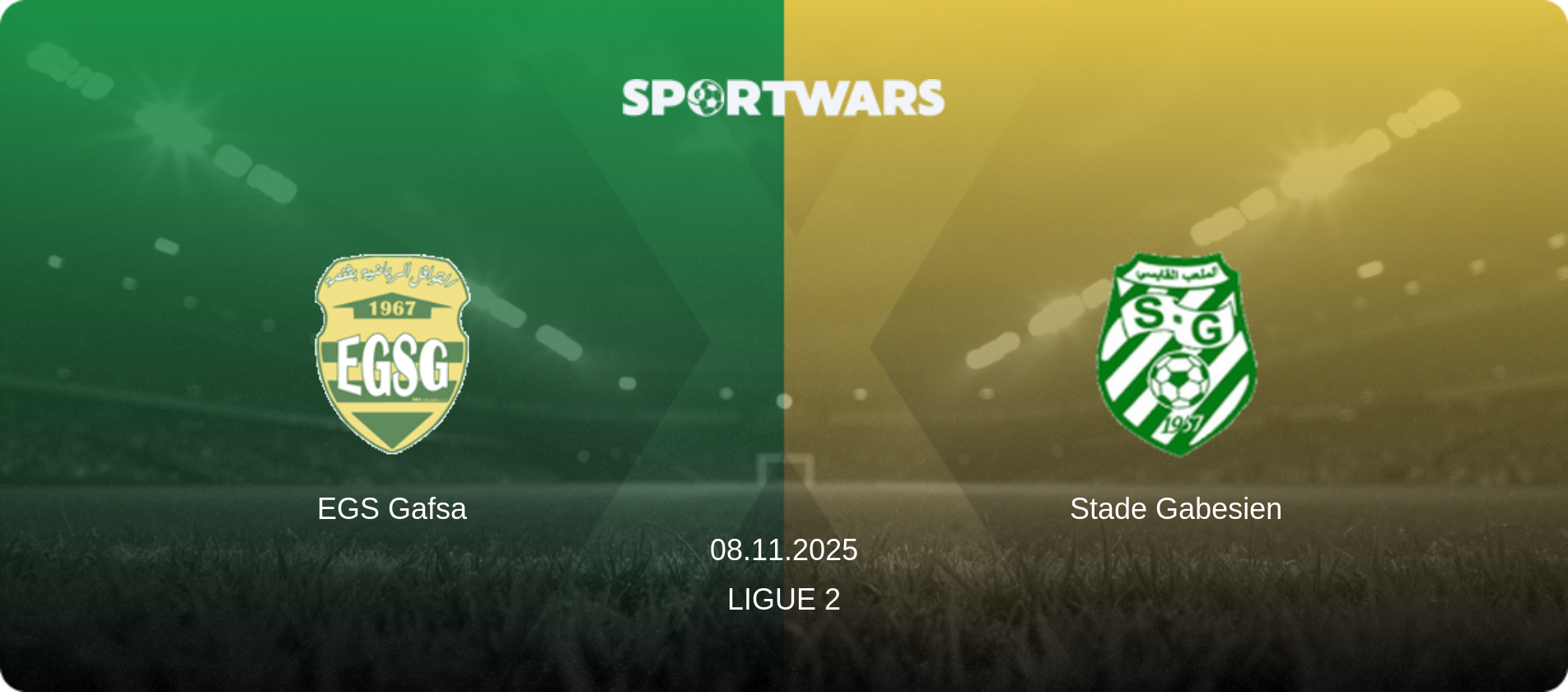 EGS Gafsa — Stade Gabesien, 08.11.2025 — Ligue 2 (match preview)