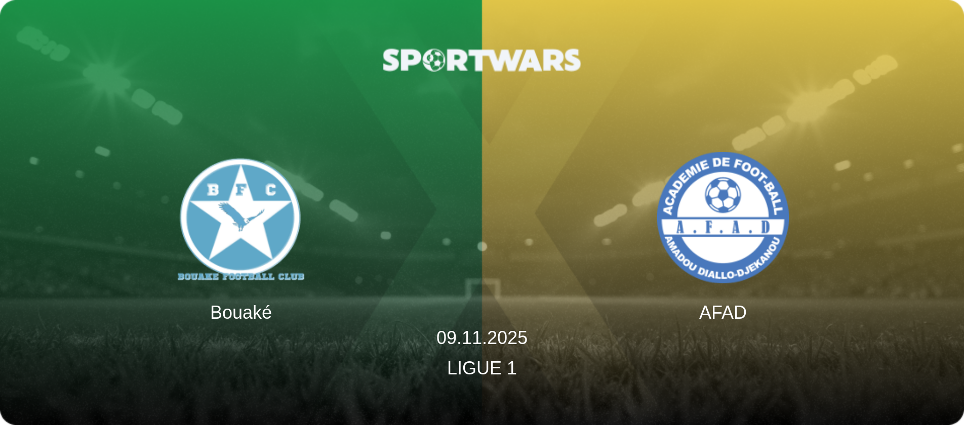 Bouaké — AFAD, 09.11.2025 — Ligue 1 (match preview)