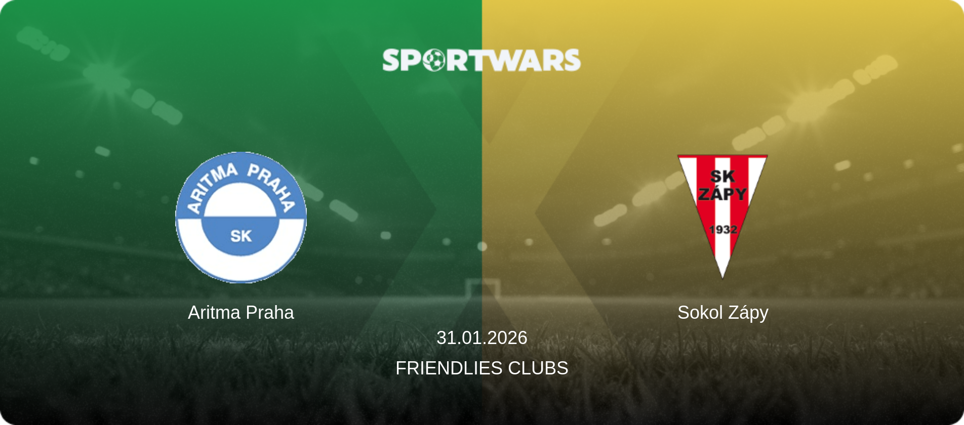 Aritma Praha — Sokol Zápy, 31.01.2026 — Friendlies Clubs (match preview)