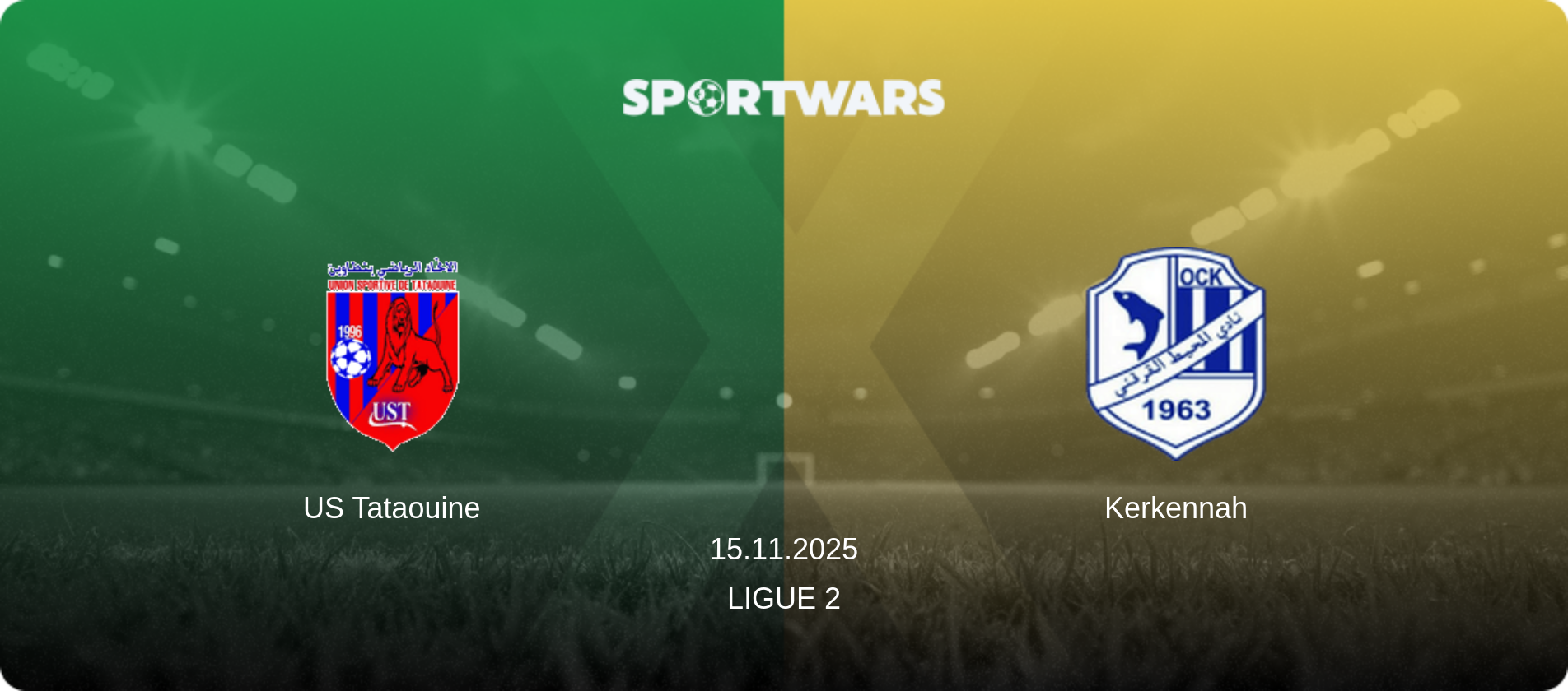 US Tataouine — Kerkennah, 15.11.2025 — Ligue 2 (match preview)