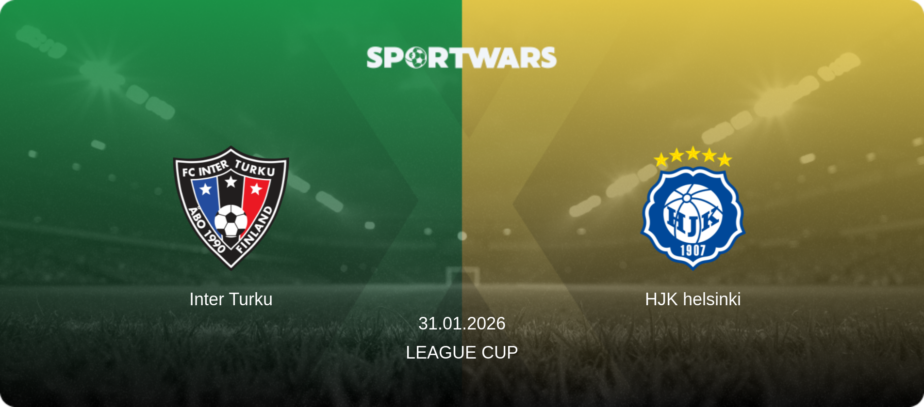 Inter Turku — HJK helsinki, 31.01.2026 — League Cup (match preview)