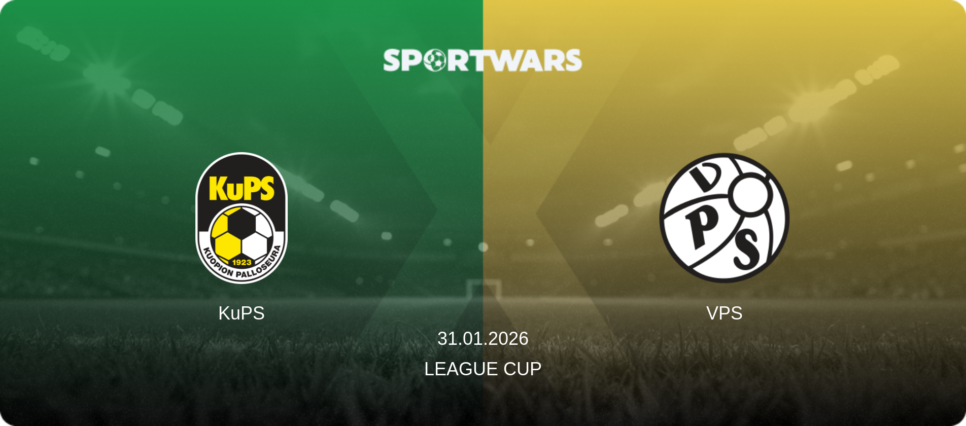 KuPS — VPS, 31.01.2026 — League Cup (match preview)