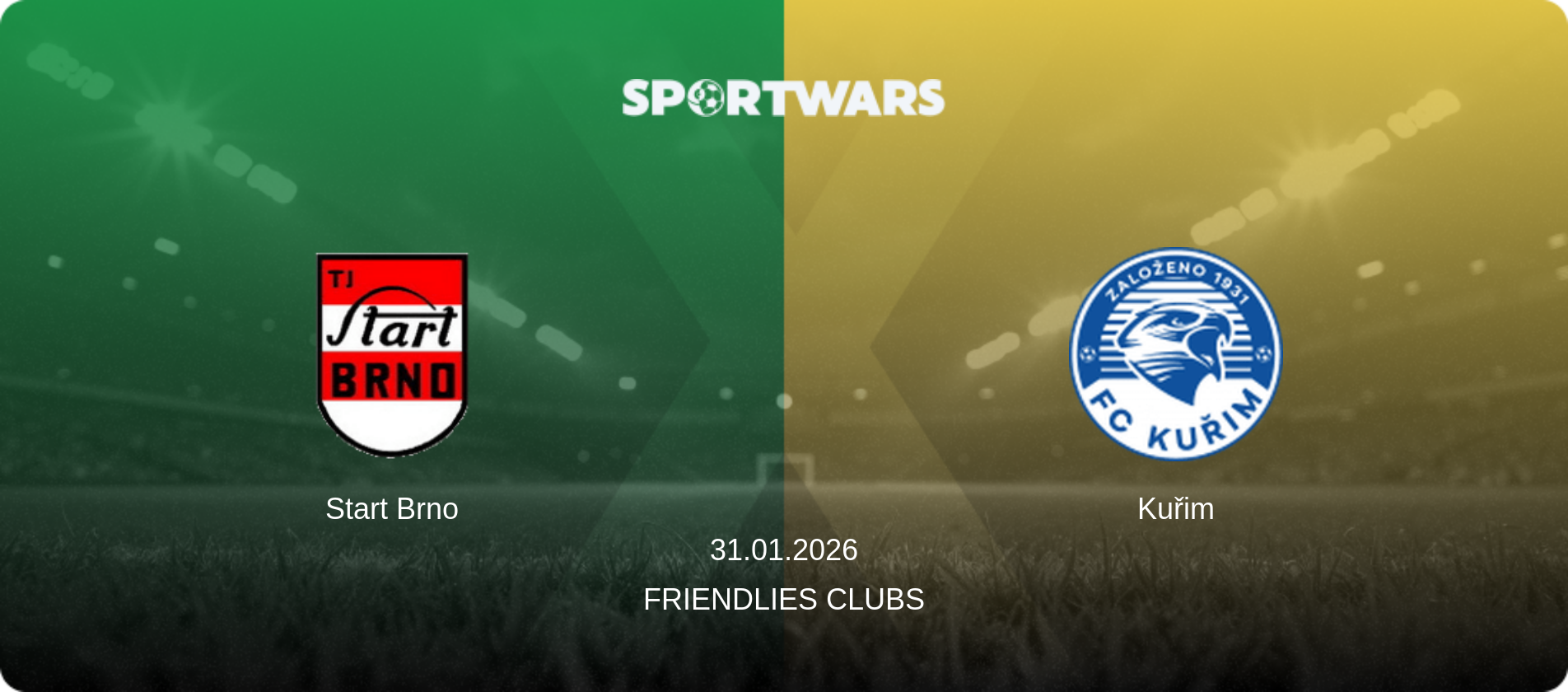 Start Brno — Kuřim, 31.01.2026 — Friendlies Clubs (match preview)
