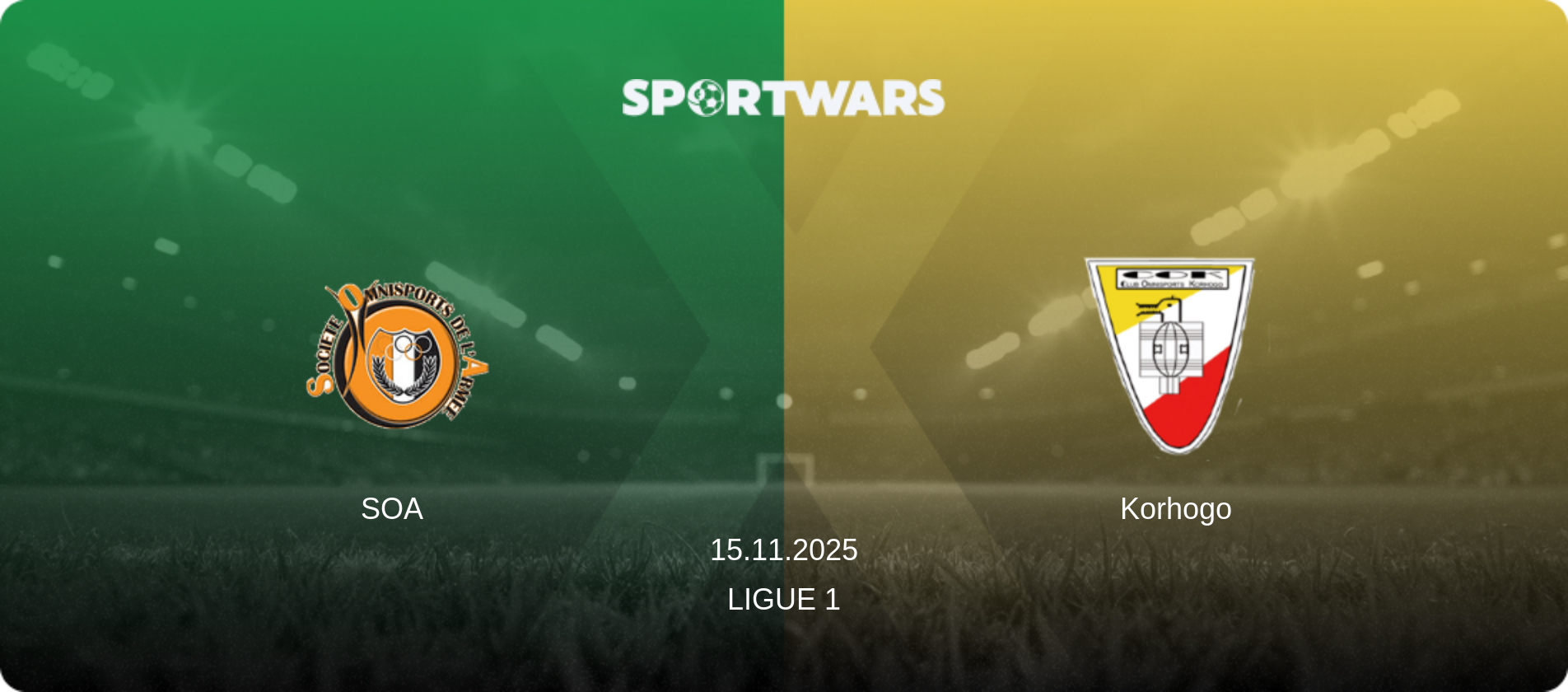 SOA — Korhogo, 15.11.2025 — Ligue 1 (match preview)